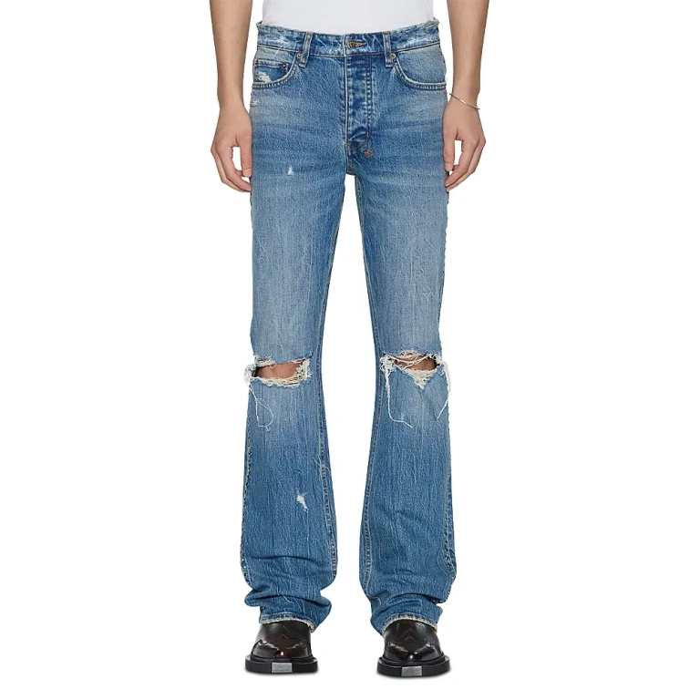 Ksubi Bronko Texas Blue Studded Regular Fit Jeans