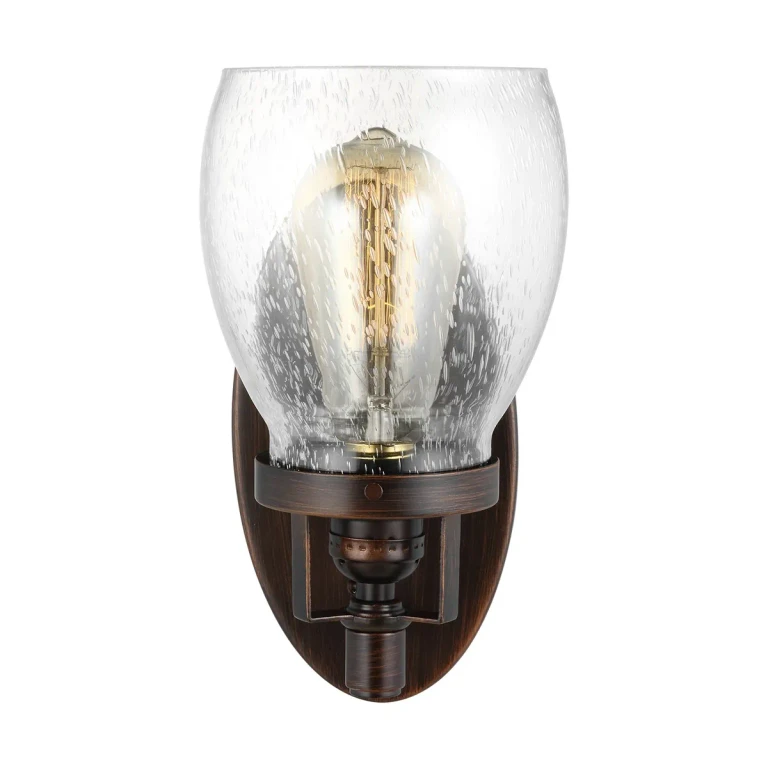 Belton 1-Light Bathroom Vanity Light Sconce in Bronze