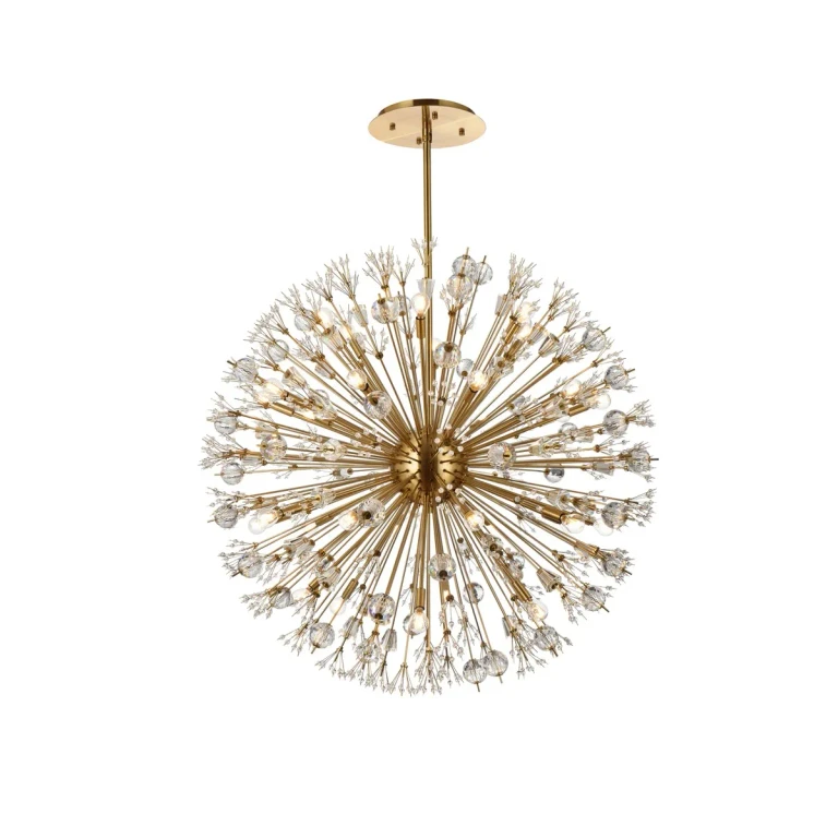 Gold 32 Light Pendant from the Vera Collection