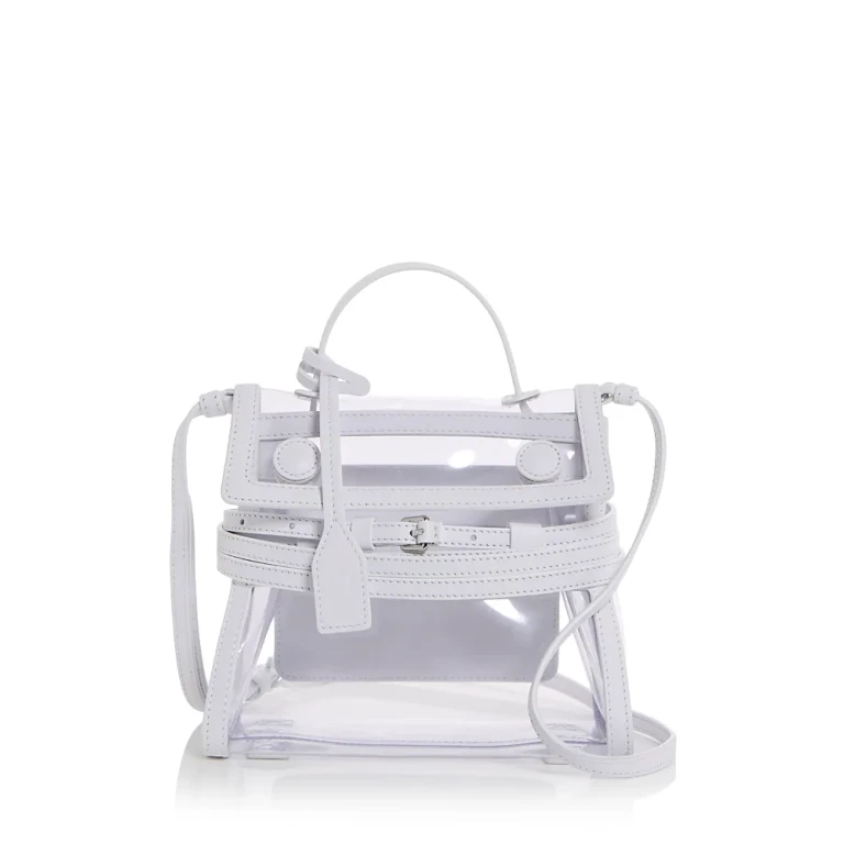 Moschino Tie Me Small Transparent Bag