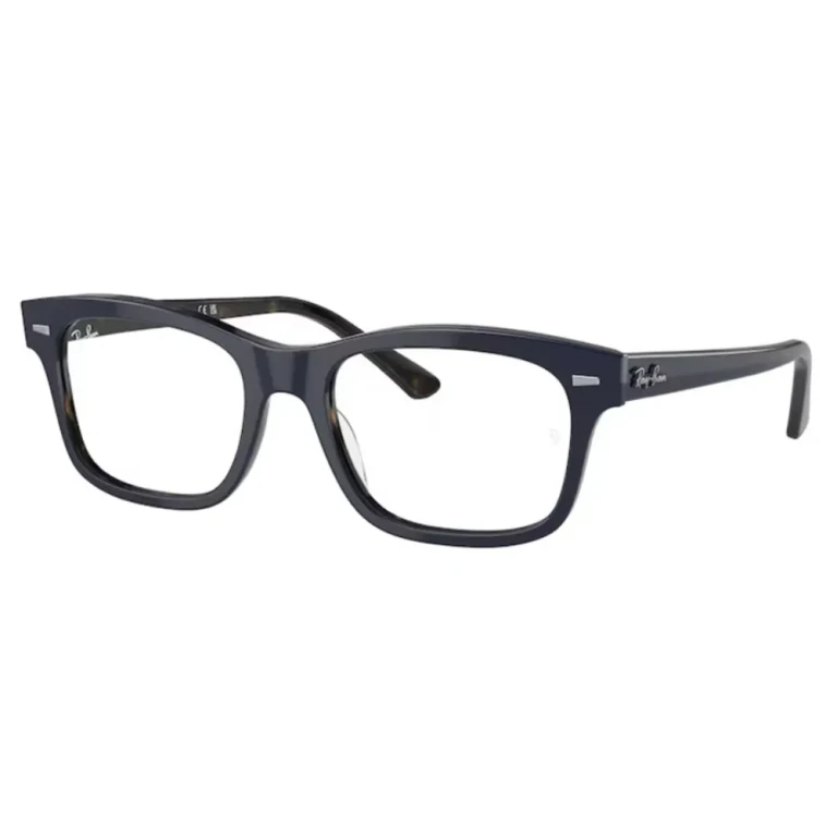 Ray Ban MR BURBANK Demo Square Unisex Eyeglasses RX5383 8283 56