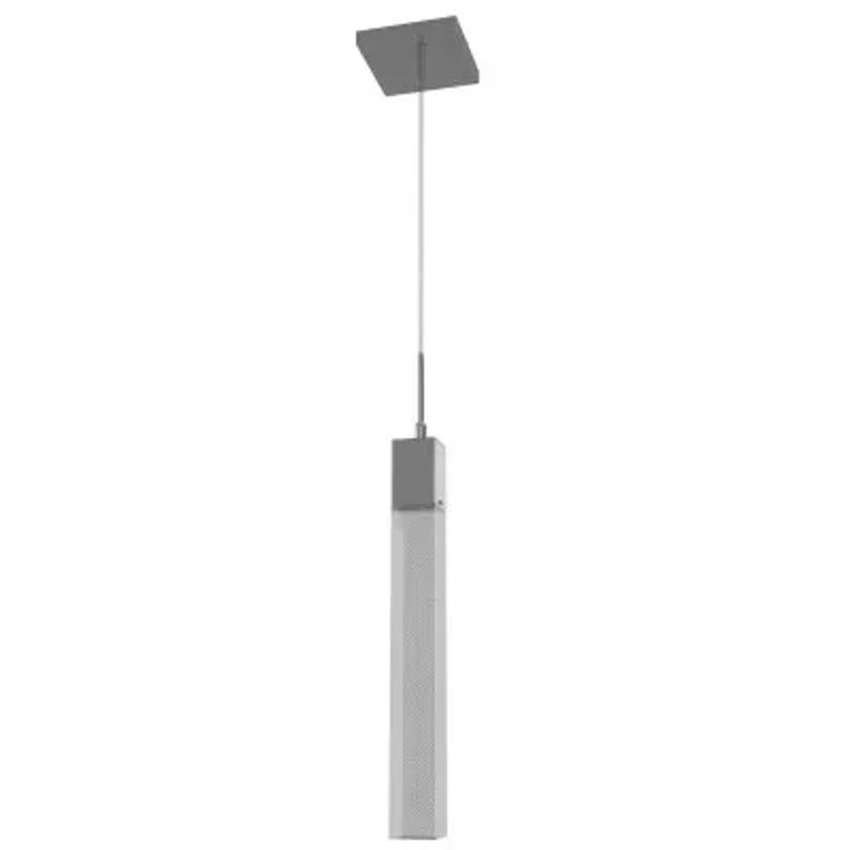 Chrome One Light Pendant from the The Original Glacier Snow Avenue Collection