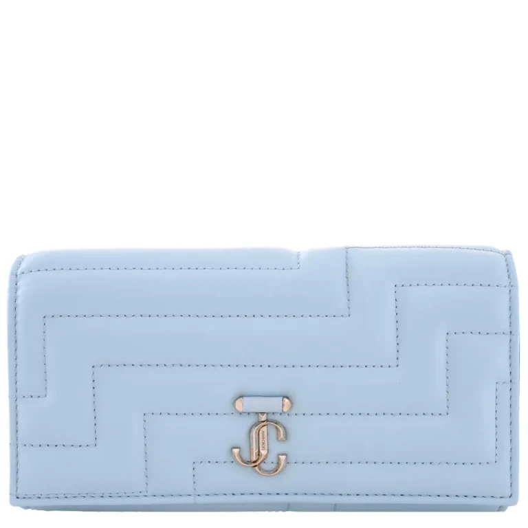 Jimmy Choo Martina JC Emblem Nappa Leather Continental Wallet