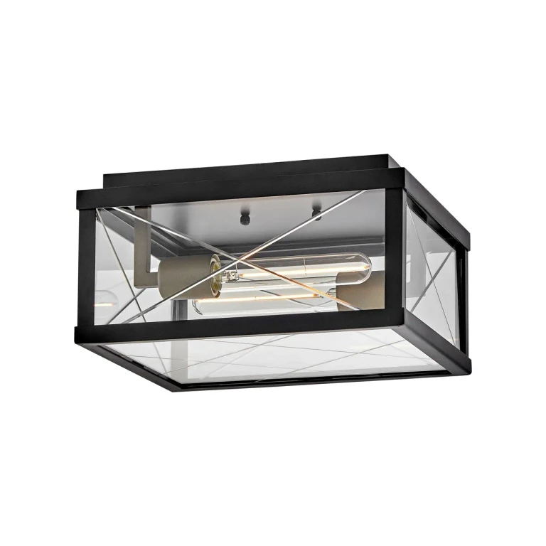 Black LED Flush Mount from the Monte Collection