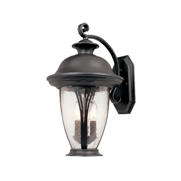 Bronze Two Light Wall Lantern from the Westchester Collection