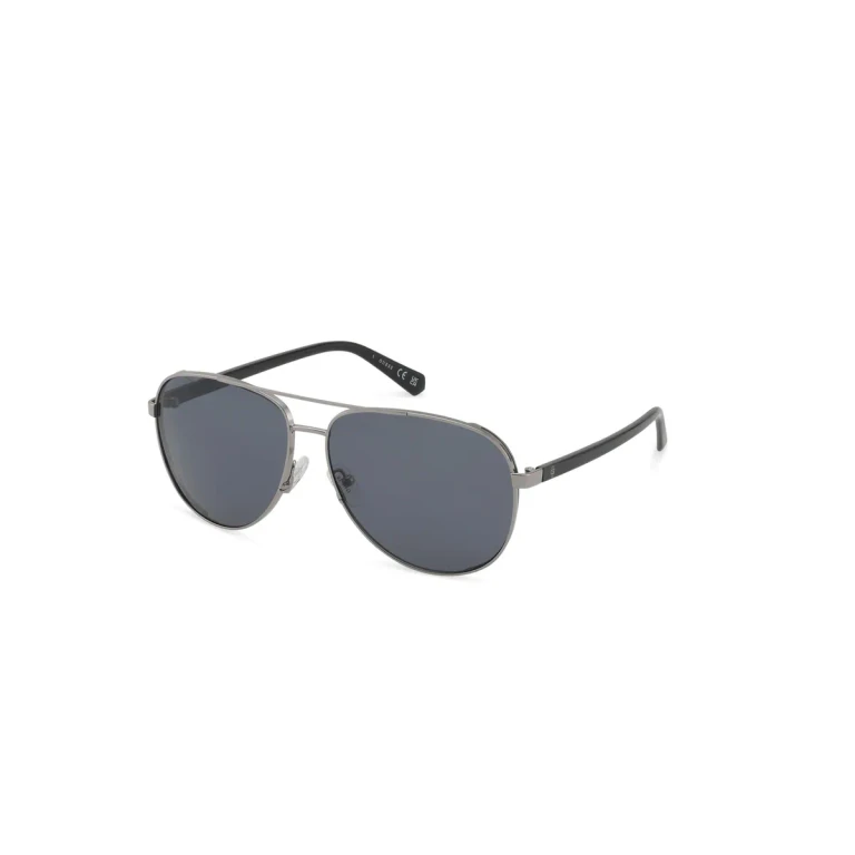 Guess Polarized Smoke Pilot Mens Sunglasses GU00140 08D 61