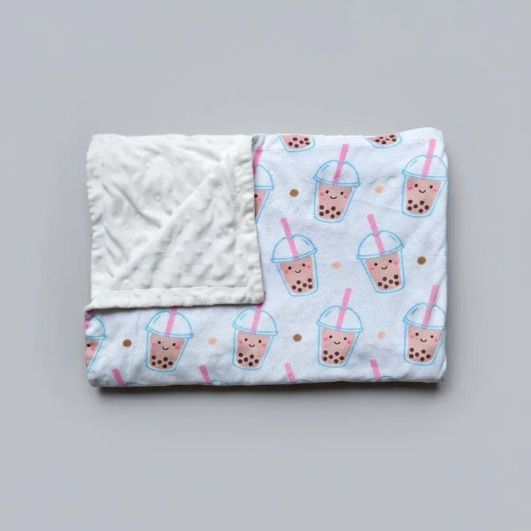 Minky Fleece Sensory Baby Blanket