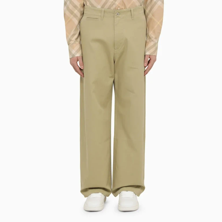 Burberry Casual Trousers In Cotton