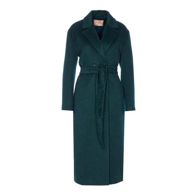 Twinset Manteau Long - Vert