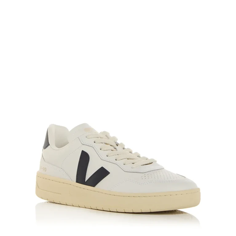 Veja Men's V-90 Low Top Leather Sneakers