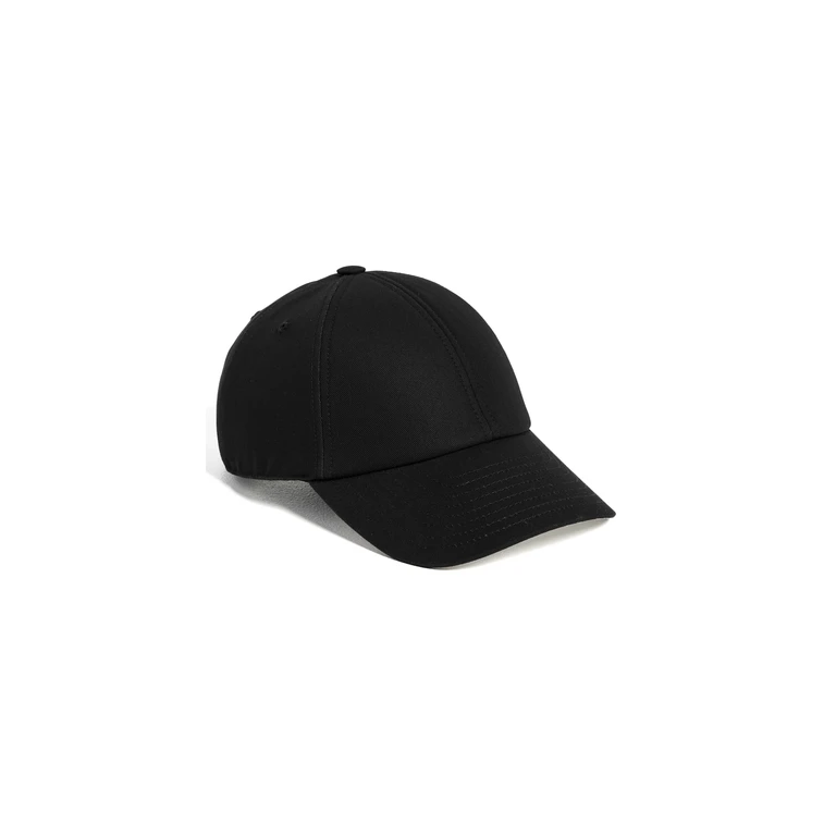 Courrèges Signature Cotton Cap Black One Size