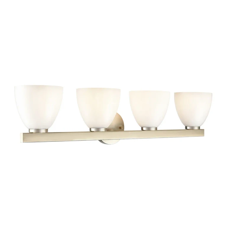 Modern Gold Bathroom Vanity Light from the Apria Collection