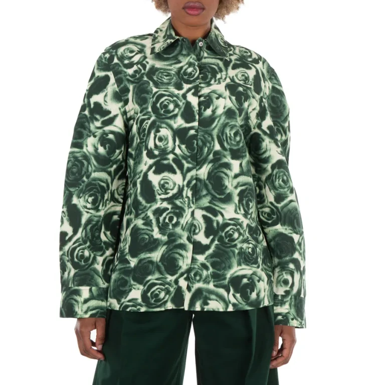 Burberry Rose Taffeta Blouse