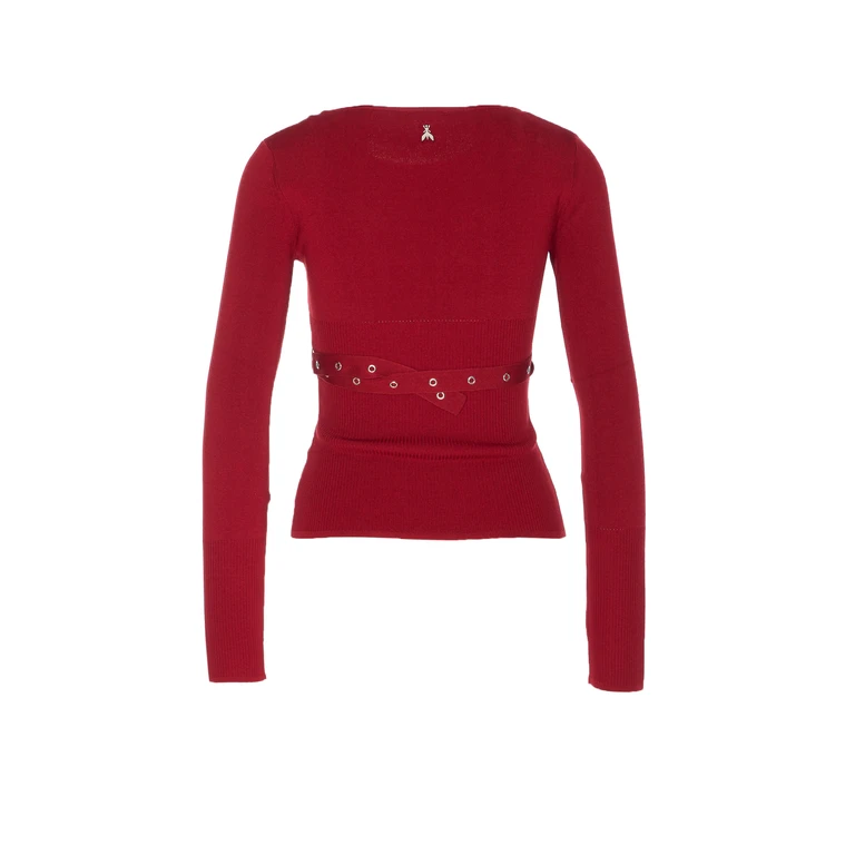 Patrizia Pepe Sweaters Red Viscose - Women