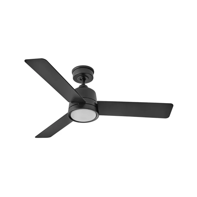 Matte Black 36"Ceiling Fan from the Chet Collection