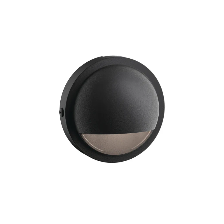 Black Textured LED Deck Light from the Landscape Led Collection