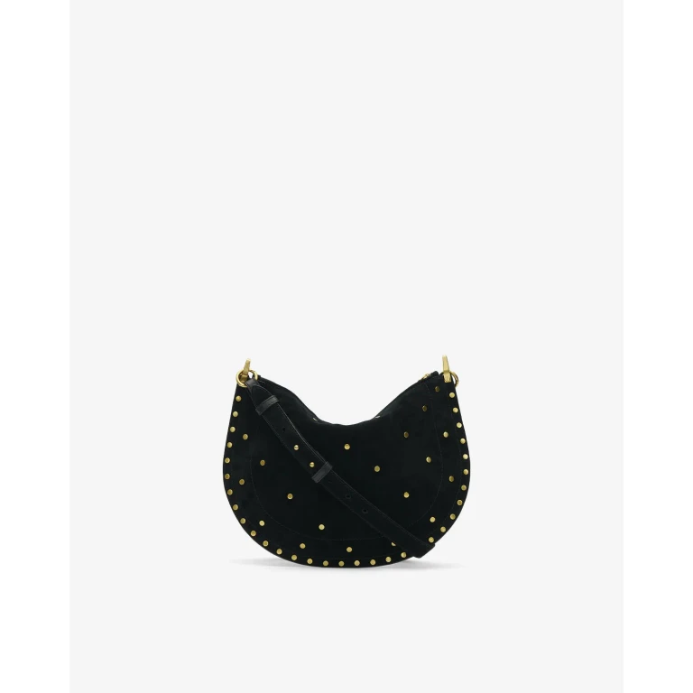 Sac Oskan Soft Zip Avec Clous - Femme - Noir - Isabel Marant