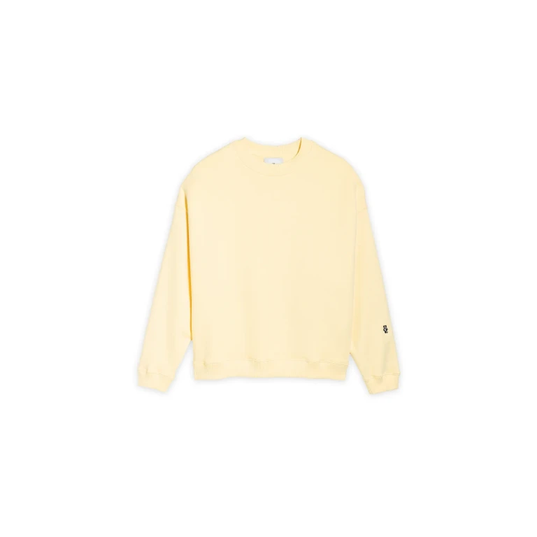 The Elder Statesman Unisex Coast Oversized Crew Butter L