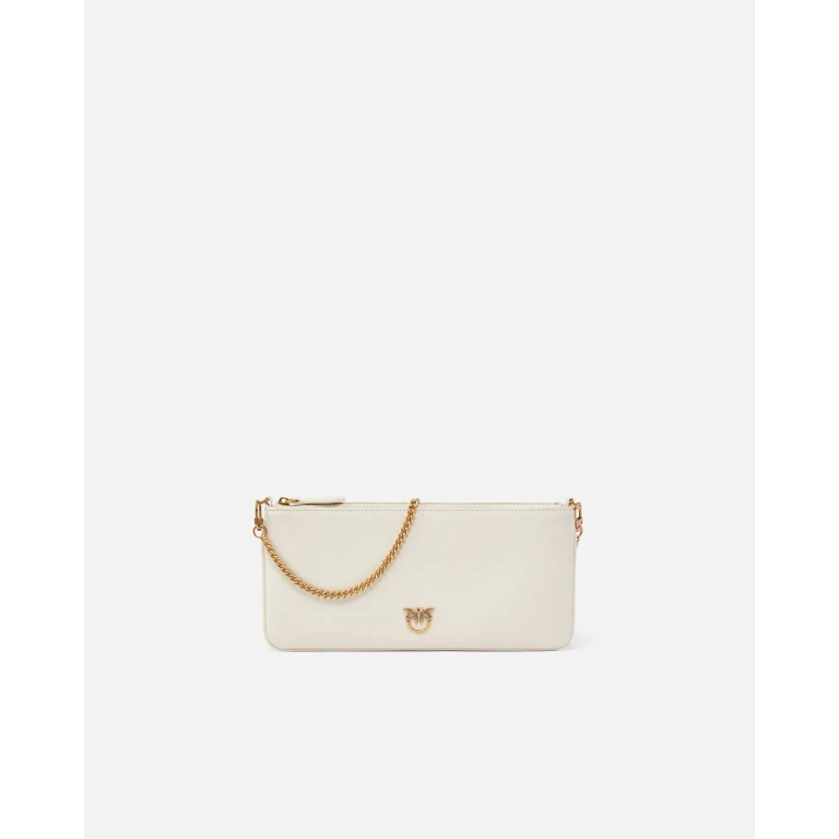 Pinko - Horizontal Flat Bag en cuir
