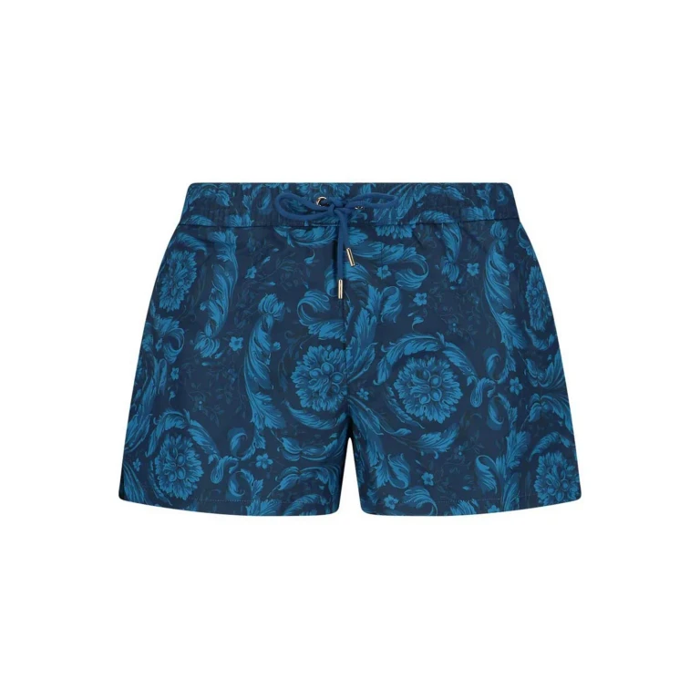 Versace Short De Bain - Bleu
