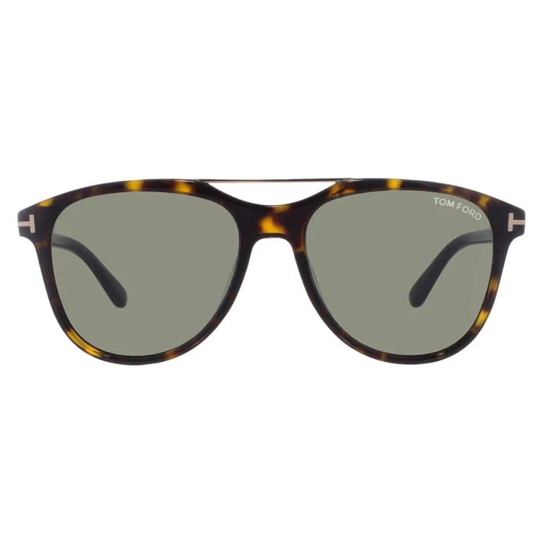 Tom Ford Damian-02 Green Pilot Mens Sunglasses FT1098 52N 54