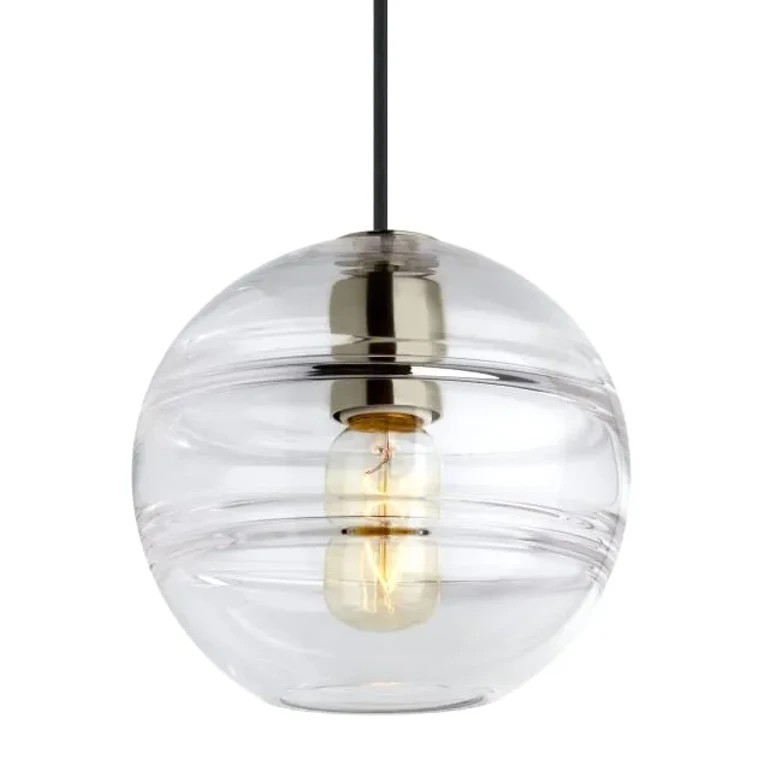Satin Nickel LED Pendant from the Sedona Collection