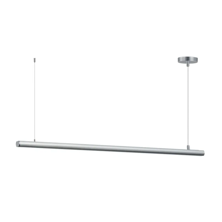 Satin Aluminum LED Linear Pendant from the Continuum Collection