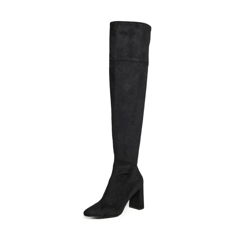 Jeffrey Campbell Parisah 2 Boots Black Suede 7.5