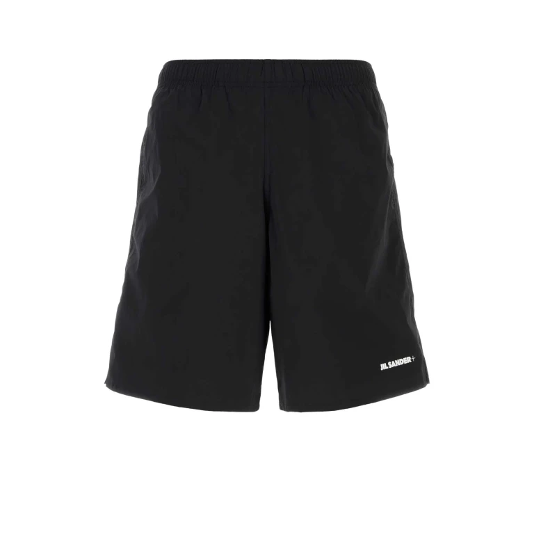 Jil Sander Black Stretch Nylon Swimming Shorts