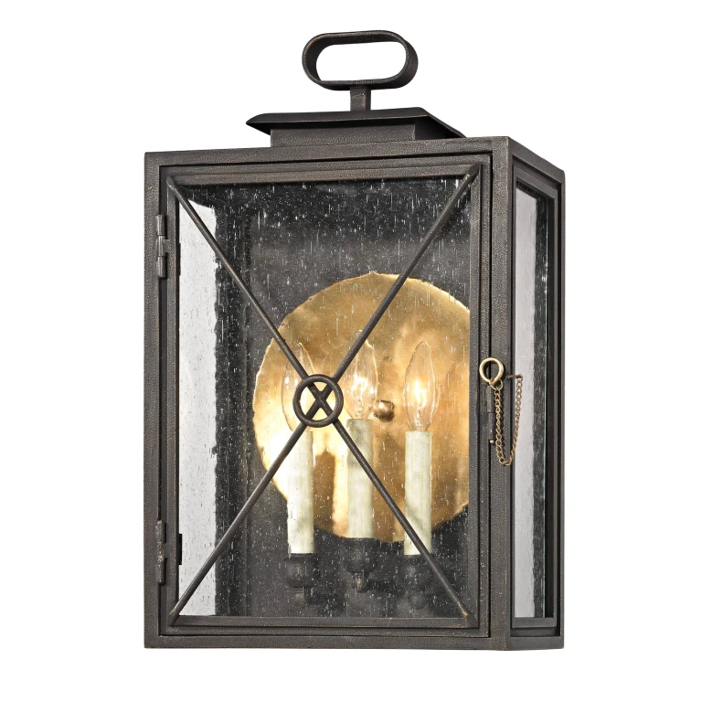 Troy Randolph 3-Light 20" Outdoor Wall Light in Vintage Bronze