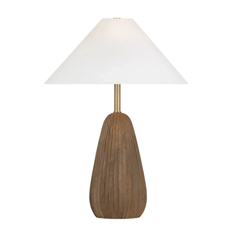 Patina Brass Table Lamp from the Heartwood Collection