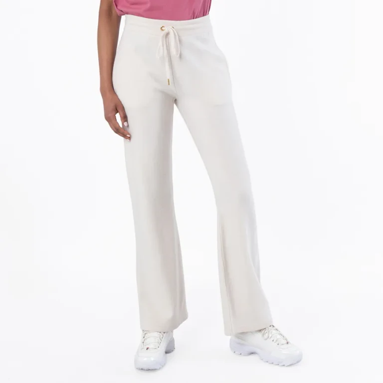 Wool-Blend Flared Towel Pants (1013430-1A10005-BONE)