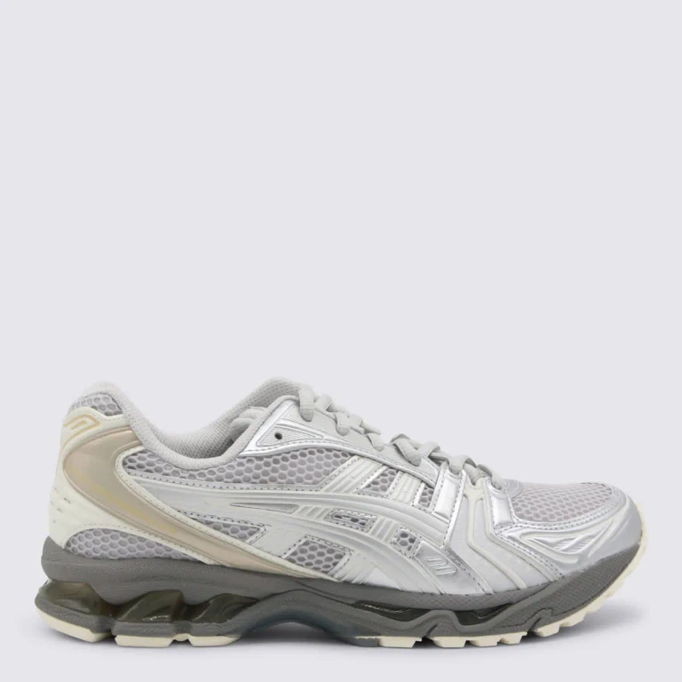Asics Concrete And Pure Silver Kayano 14 Sneakers