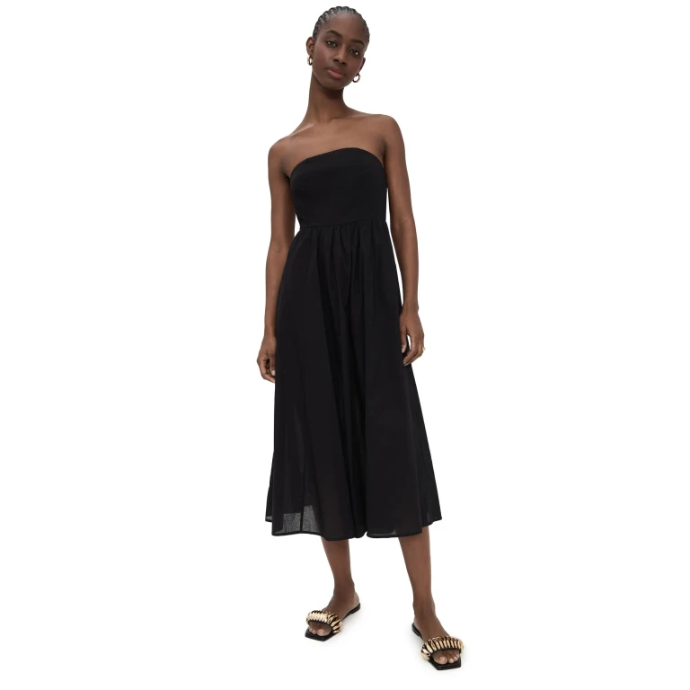 Playa Lucila Strapless Dress Black L
