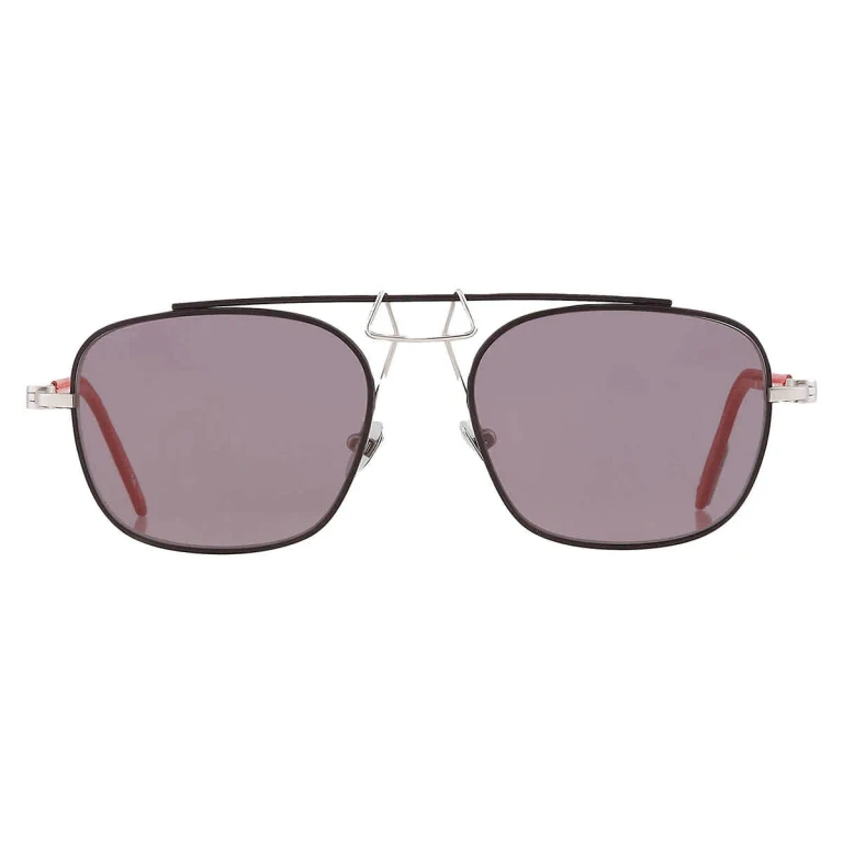 Calvin Klein Grey Pilot Mens Sunglasses CKNYC1810S 001 52