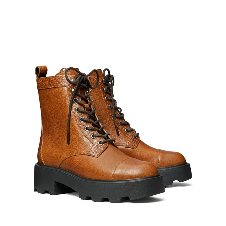 Tory Burch Femme T Monogram Lug Bottines