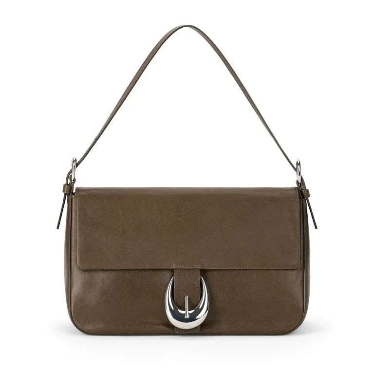 Staud Harlow Medium Leather Bag