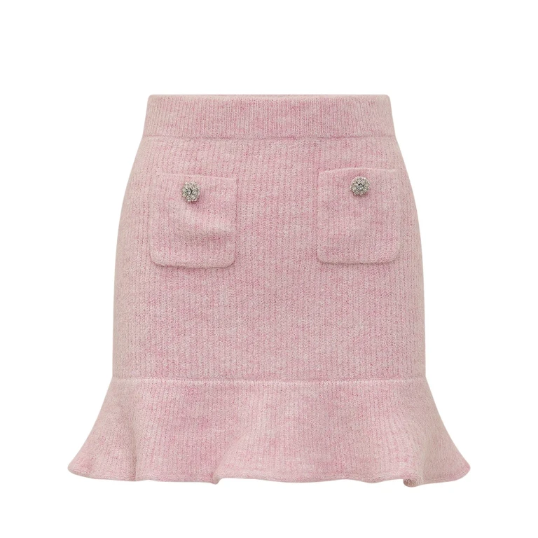 Gonna Midi Self-Portrait - Nude