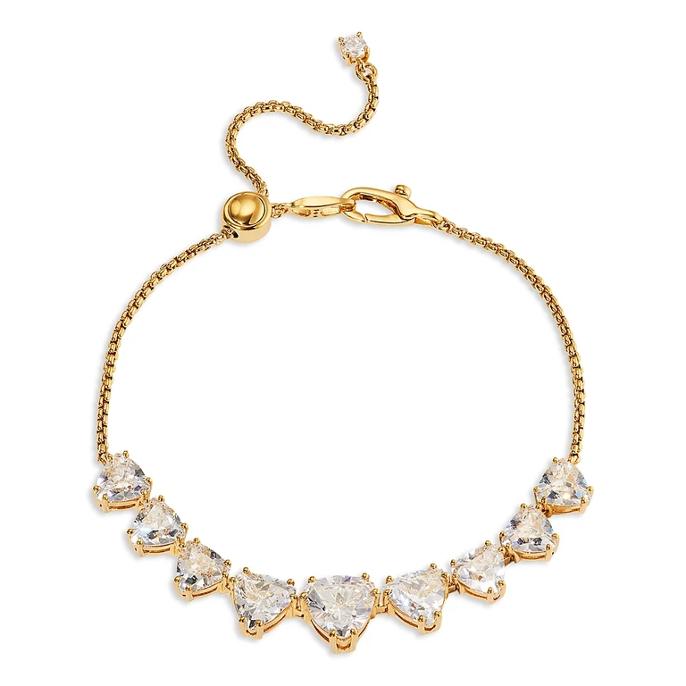 Nadri Luxor Trillion Cubic Zirconia Slider Bracelet