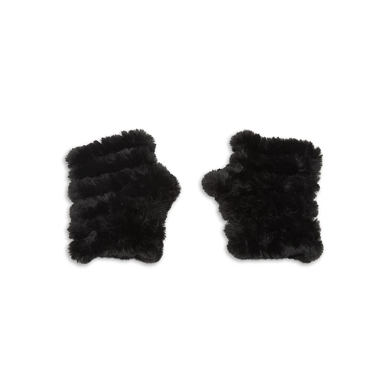 Jocelyn Mandy Faux Fur Fingerless Mittens