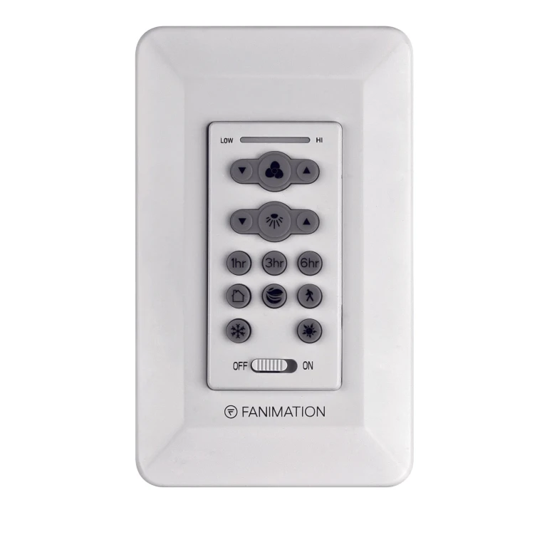 Fanimation Ceiling Fan Control Gray White