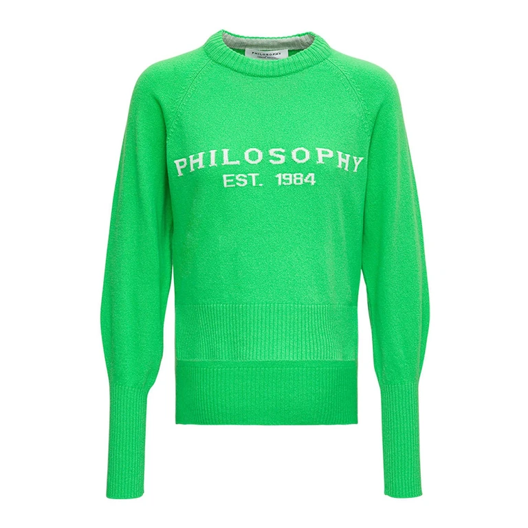 Philosophy di Lorenzo Serafini Sweater With Logo Inlay