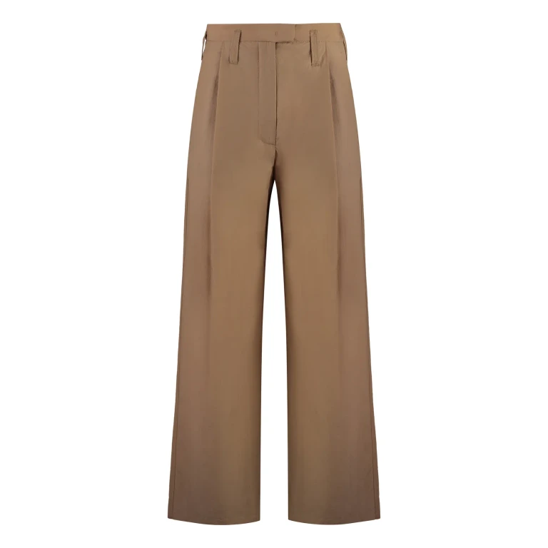 Pantalones de mezcla de algodón Isabel Marant