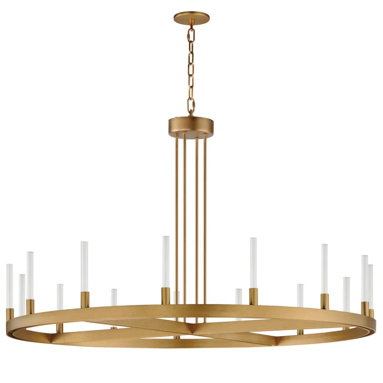 Gold LED Chandelier from the Ovation Collection