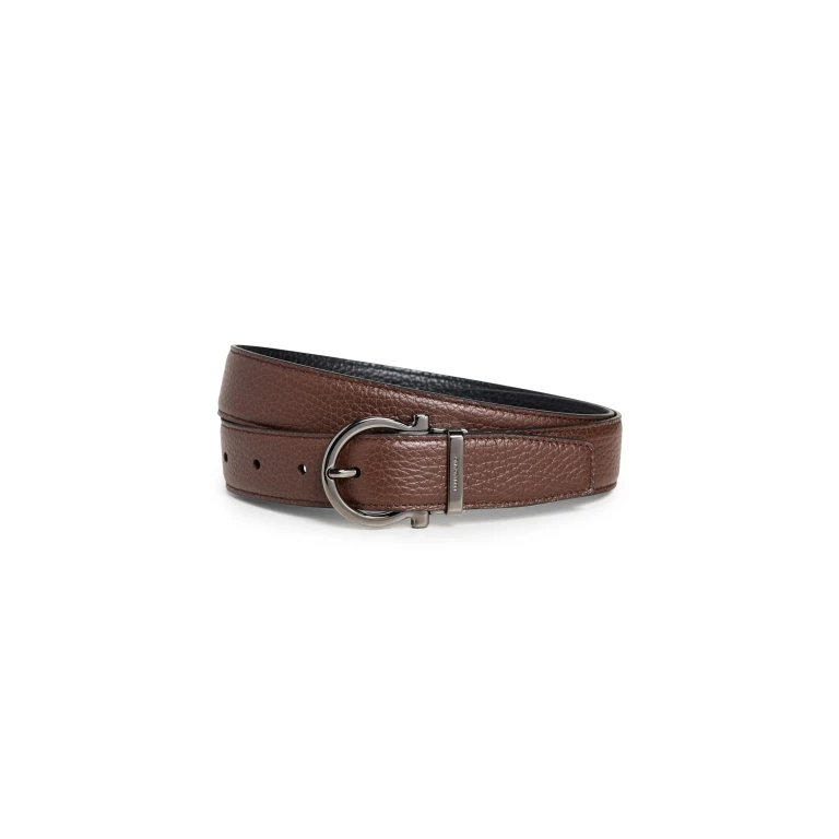 Ferragamo Gancini-buckle Leather Belt