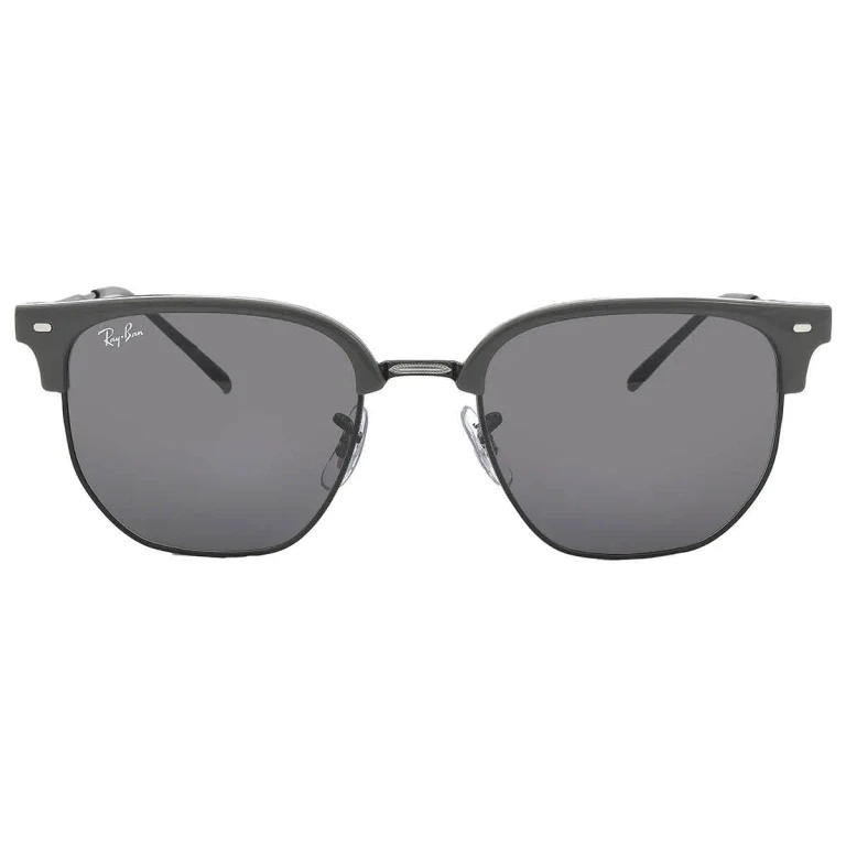Ray Ban New Clubmaster Dark Gray Irregular Unisex Sunglasses RB4416 6653B1 53