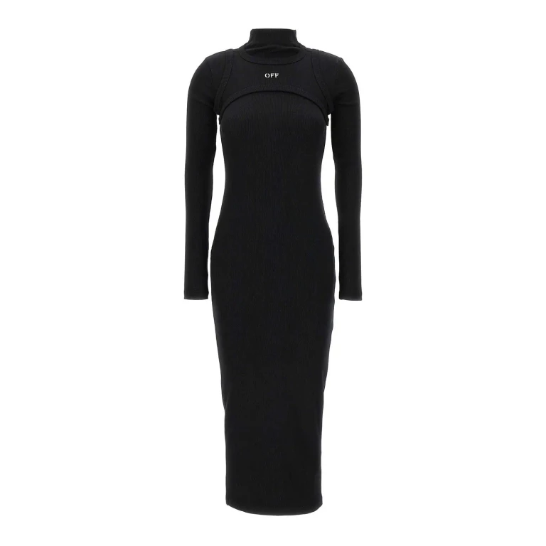 Off-White 长款睡袍 - Noir