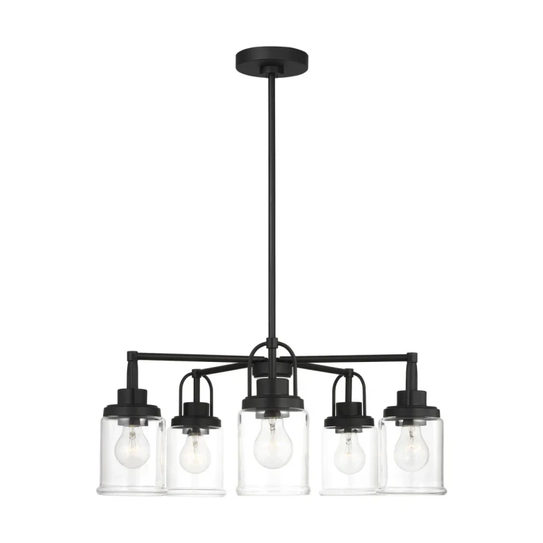 Midnight Black Chandelier from the Anders Collection