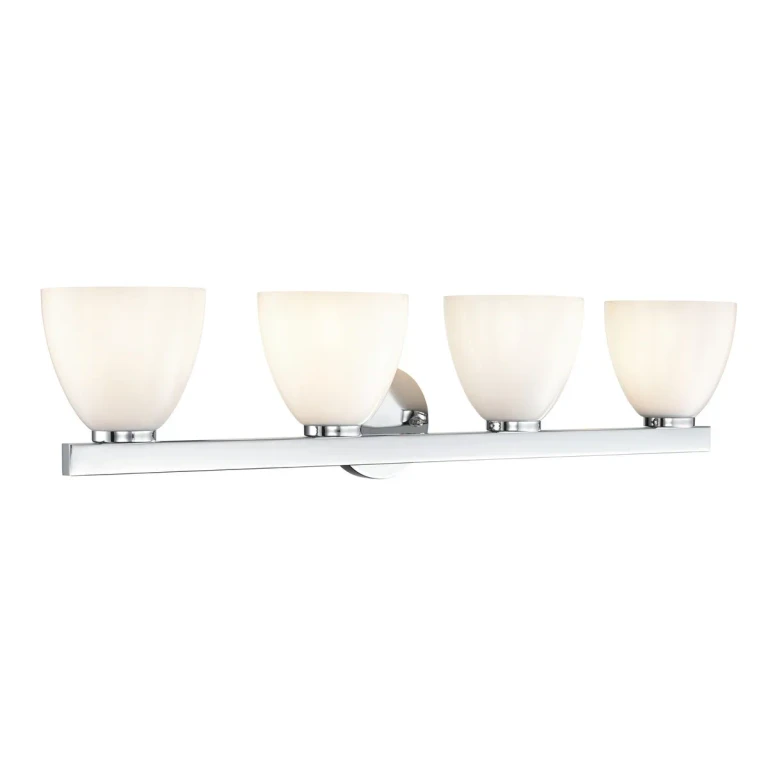 Polished Chrome Bathroom Vanity Light from the Apria Collection