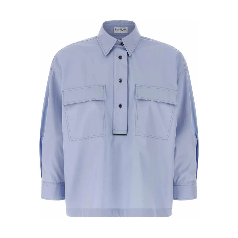 Brunello Cucinelli Chemise - Bleu Clair